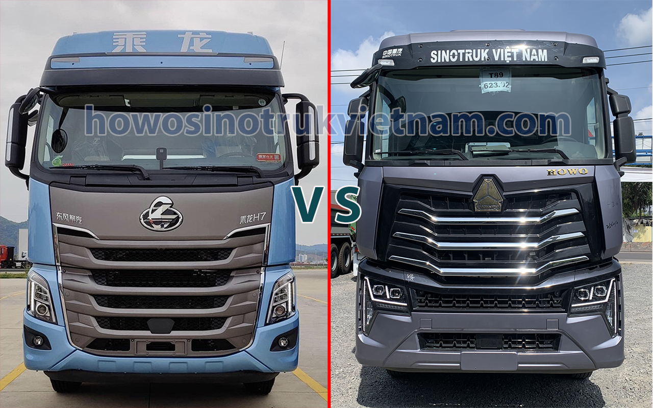 So Sánh Xe Đầu Kéo Howo và Xe Đầu Kéo Chenglong