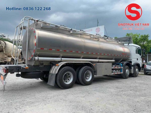 XE BỒN CHỞ XĂNG DẦU HOWO T5G 23 KHỐI 2025 XE BỒN CHỞ XĂNG DẦU HOWO T5G 23 KHỐI